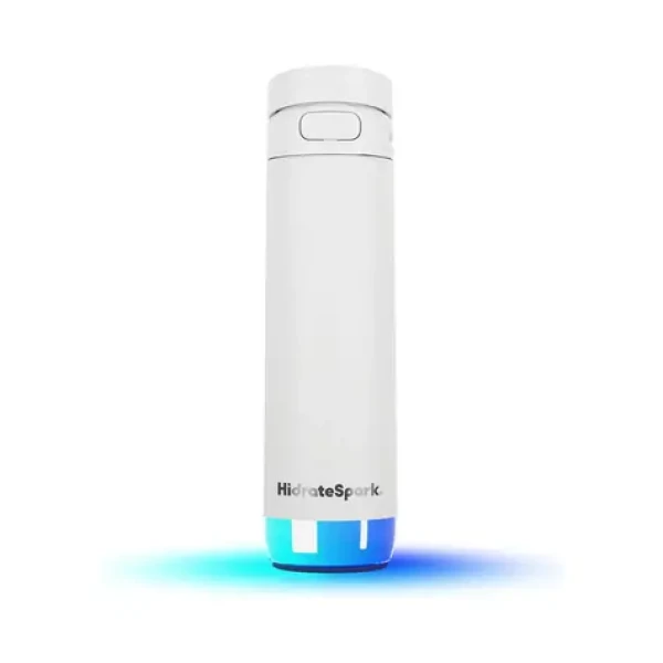 HidrateSpark PRO 2 Chytrá lahev s brčkem 621 ml bílá (HI-21S-01)