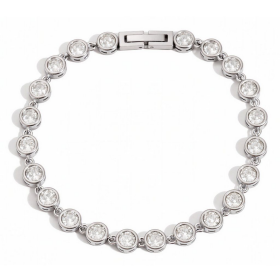ELENYS Crystal Dot – náramek z prémiové oceli Délka náramku: 17,5 cm