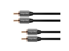 Kabel 2x Cinch konektor/2x Cinch konektor 1,8m KRUGER & MATZ KM0305