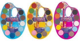 Paleta s vodovkami a štětcem - Craft Creative