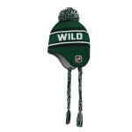 Outerstuff Dětská zimní čepice Minnesota Wild NHL Jacquard Tassel Knit With Pom