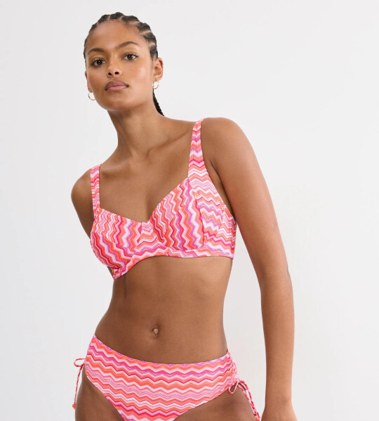 MIX & MATCH SUMMER - Podprsenka na plavky s kosticemi – přirozená podpora bez vycpávek Triumph ORANGE 42D