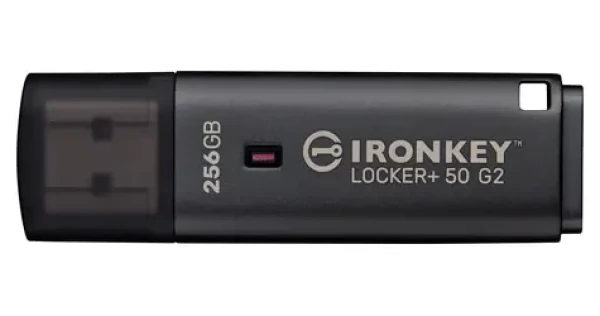 Kingston IronKey Locker+ 50 G2 256GB / Flash Disk / USB 3.2 Gen 1 (USB-A) / AES-256 / 145 MB/s (IKLP50G2/256GB)