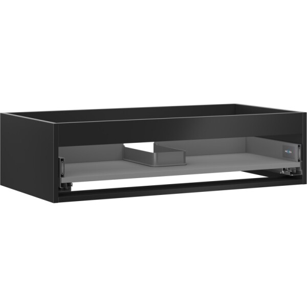 MEXEN - Box-A skříňka pro umyvadlo 90, 1 šuplík, černá mat 91AX0-0900-235-1-71