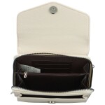 Stylová dámská koženková mini crossbody kabelka Milax, krémová