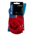 Ponožky FORCE FLAKE termo, modro-červené (barva modro-červená, velikost L/XL)
