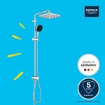 GROHE - Vitalio Comfort Sprchový set bez baterie, 25x25 cm, 2 proudy, chrom 26986001