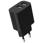 Gembird Síťová nabíječka 2x USB-A černá / Nabíječka / 5 V / 2,4 A (TA-UC-2A12-01-BK)