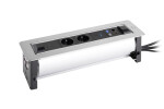 Versalogic VersaTurn 2x 230V, 2x USB A/C 5V, 1x RJ45, HDMI, povrch nerez (468928)