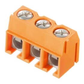 Weidmüller 1234550000 šroubová svorkovnice 2.5 mm² Pólů 4 oranžová 100 ks