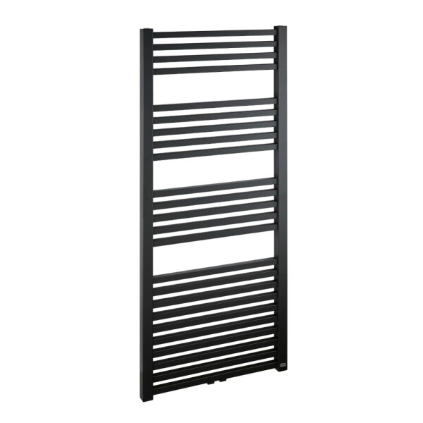Radiátor kombinovaný Isan Quadrat 150,5x60cm středové připojení černá matná DQUA15050600CSMS DQUA15050600CSMS