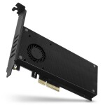 AXAGON PCEM2-DC 2 porty Řadič M.2 PCIe x4 Vhodný pro (SSD): M.2 PCIe NVMe SSD, M.2 SATA SSD Aktivní chlazení, vč. nízkoprofilového krycího plechu na prázdný