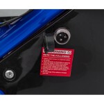 Mamido Dětská elektrická motorka RENEGADE 50R 500W 36V modrá