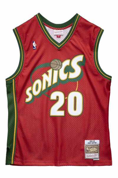 Mitchell & Ness Pánský dres Seattle SuperSonics NBA Gary Payton #20 Swingman - Červená Velikost: M