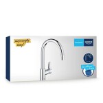 GROHE - Start Edge Dřezová baterie s výsuvnou koncovkou, chrom 30551000