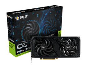 Palit RTX 4070 Dual OC / 1920-2550 MHz / 12GB GDDR6X / 192bit / 1x HDMI+3x DP / 200W (8) (NED4070S19K9-1047D)