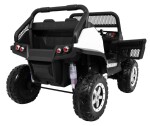 Mamido Dětské elektrické auto Buggy 4x4 Mercedes-Benz Unimog bílé