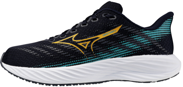 Mizuno Enerzy rider Jr(C) Baritone Blue/Citrus/Capri - Běžecké boty Mizuno ENERZY RIDER Jr K1GC241611 Velikost obuvi v EU: 35