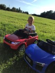 Mamido Dětské elektrické autíčko Land Rapid Racer červené