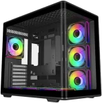 Cooler Master Elite 600 Curved černá / Mid tower / ATX / tvrzené sklo / 7× ARGB / 360 mm chladič (E600-KGNN-S02)