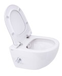 Wc s bidetem závěsné SAT Infinitio včetně prkénka softclose, zadní odpad SATINF011RREXPBFCT SATINF011RREXPBFCT