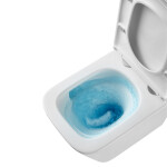 INVENA - WC mísa závěsná, Malaga čtvercová, s prkénkem soft-close CE-96-001-L
