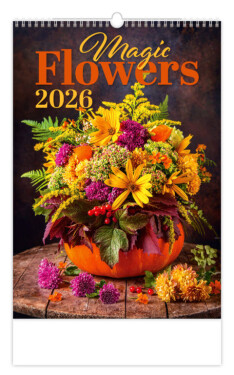 Nástěnný kalendář 2026 Helma - Magic Flowers