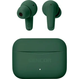 SENCOR SEP GRIM zelená / Bezdrátová sluchátka / mikrofon / Bluetooth 5.3 / ANC / dobíjecí pouzdro (8590669377022)