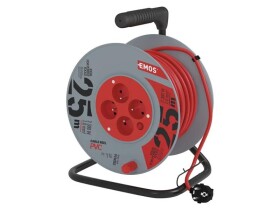 Prodlužovací kabel na bubnu - 4 zásuvky 25m EMOS P194252