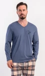 Pánské pyžamo dlouhé vienetta Secret Paul