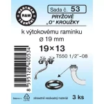Sada "O" kr. k výtok.raménku - 19x13 - 3x5