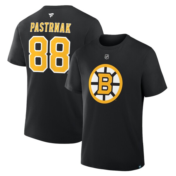 Outerstuff Dětské tričko David Pastrňák Boston Bruins NHL Flat Alt.Captains N&N Tee Velikost: Dětské S (122 - 128)