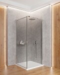 DEANTE - Sprchový kout Kerria Plus chrom, čtvercová, 90x90 cm KKN0W09S09