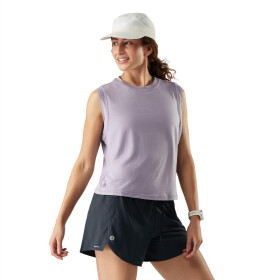 Dámské merino tílko SMARTWOOL Women's Active Ultralite Crop Tank, Purple Storm velikost: S