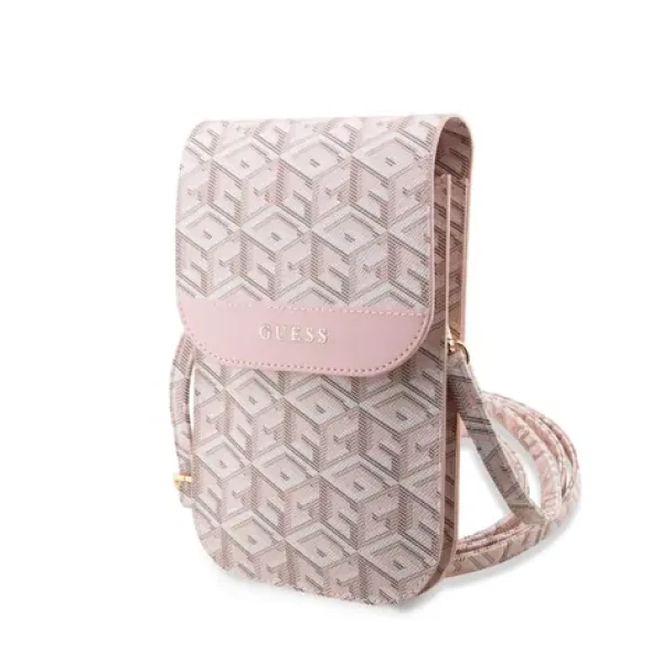 Pouzdro Guess PU G Cube Phone Bag růžové