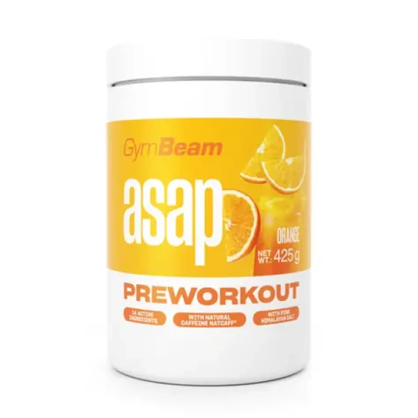 ASAP Pre-Workout - GymBeam (pomeranč, 425 g) (104971-2-425g-orange)