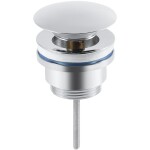 CERANO Umyvadlová výpusť - 5/4“ click-clack - univerzální - chrom