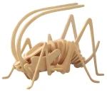 WOODCRAFT Dřevěné 3D puzzle Cvrček