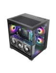 Tacens MARS MC-VIEW3 černá / Počítačová skříň / Mini Tower / mATX / Mini-ITX / tvrzené sklo / 3x 120mm ARGB (TACMARS-MCVIEW3)