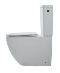 Kielle - Oudee WC kombi set s nádržkou a sedátkem softclose, Vortex Rimless, bílá 30202010