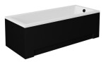 Set vanových panelů BESCO UNI BLACK - Rozměr vany - 120 × 70 OLVTER12CBPB