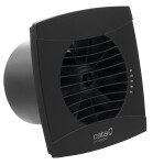CATA - UC-10 TH koupelnový ventilátor axiální s automatem, 8W, potrubí 100, černá 01202200