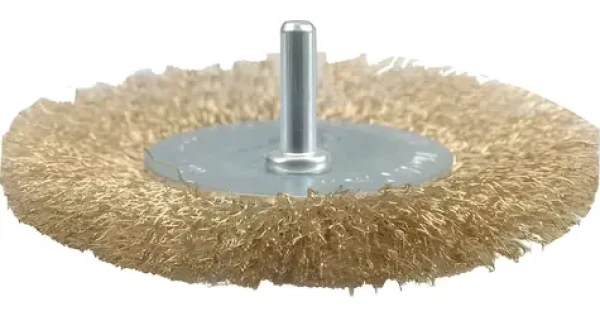 Vorel Kartáč drátěný boční s nástavcem do vrtačky 100 mm / Kartáč drátěný boční / pomosazený drát