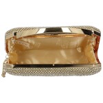 Třpytivá dámská plesová kabelka Moon Kaela, zlatá