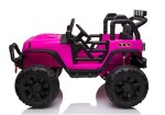 Mamido Elektrické autíčko Jeep Brothers růžové 24V 2x200W
