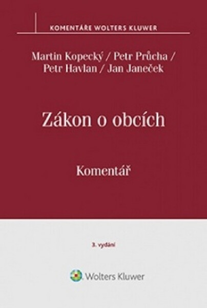 Zákon o obcích - Komentář, 3. vydání - Martin Kopecký