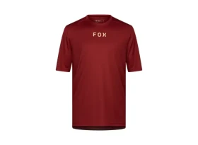 Fox Ranger Wordmark pánský dres krátký rukáv Rust Brown vel. M