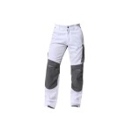 Ardon Montérkové kalhoty URBAN SUMMER H5625 do pasu prodloužené bílé L bílé