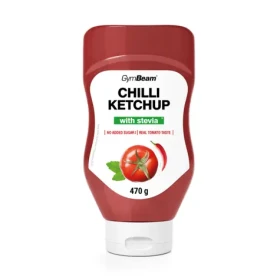 Kečup slazený stévií - GymBeam (chilli, 470 g) (63265-4-470g-chilli)