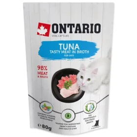 Ontario Kapsička tuňák ve vývaru 80g (213-3072)